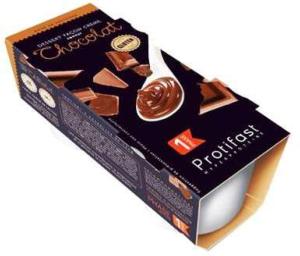 PROTIFAST Crème dessert chocolat 2 paquets de 125g