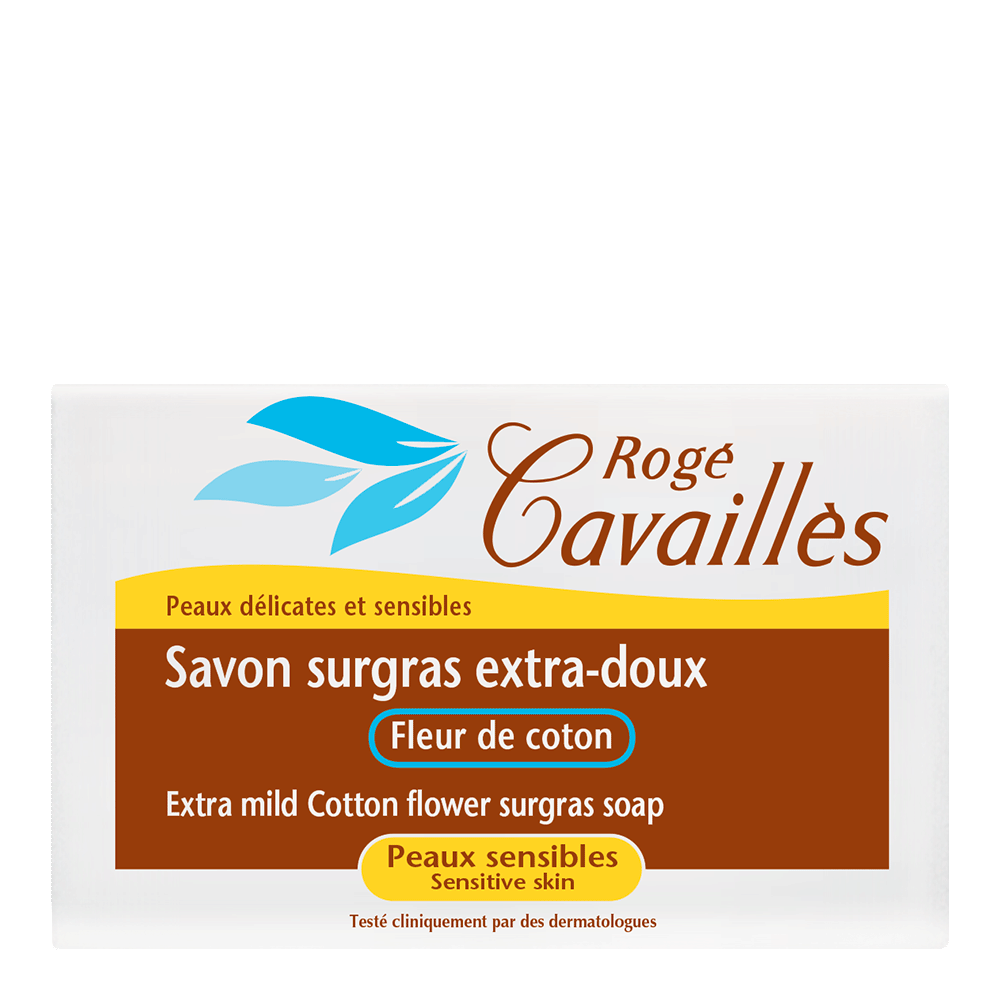 ROGE CAVAILLES Savon surgras Fleur de coton 2x250g