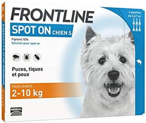 FRONTLINE Spot on chien S 6 pipettes