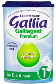 GALLIA Galliagest Premium Lait de 0 à 6 mois formule épaissie
