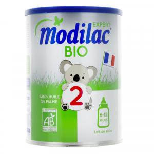MODILAC Bio Lait de 6 à 12 mois sans huile de palme